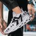 2023 Summer New Sports Shoes, Men's Flat White Sneakers, Trendy Fly-Knit Korean Mens Shoes_vogvips.com