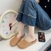 New Summer Style Women's Closed-toe Home Use, Indoor, Non-slip, Breathable, Versatile, Lightweight, Flat-soled Slippers_vogvips.com