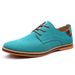New Mens Suede Leather Shoes British Style Business Casual Rubber Sole Lace Up Plus Size 48 Comfortable Oxfords Derbies_vogvips.com