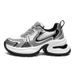 White Deer Ruth Same Style Silver Dad New Thick Sole Height Increasing Breathable Casual Sports Shoes Women_vogvips.com