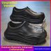 Men's Slip on Summer Sandals Easy Wear Beach Shoes Comfortable Waterproof Non-Slip Driving And Chef Suitable_vogvips.com