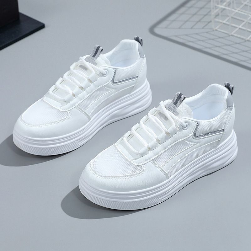 Little White New Board Thick Sole Songcake Couple's Lightweight Casual Sports Shoes_vogvips.com