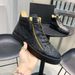 Autumn Winter Mid-Top Cowhide Comfortable Hairstylist Casual Sneakers Side Zipper Versatile Trendy Brand Lace-Up Genuine_vogvips.com