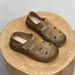 Flat Roman Sandals Women's Versatile Soft-soled Bag Head Sandals Mori Hole Shoes Women_vogvips.com