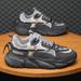 Men's Spring New Breathable Mesh Sports Men's Trend Versatile, Height Increasing Board Shoes, Casual Running Dad Shoes_vogvips.com