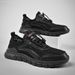 Men's Summer Hiking Shoes, Breathable Hollow Mesh Sneakers, Large Size, Fashionable, Lightweight, Soft-soled Casual_vogvips.com