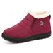2025 Winter New Foreign Trade Women's Fleece-Lined Warm Parent Shoes Polyurethane Casual Cotton Cross-Border Snow Boots_vogvips.com