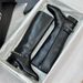 Xiaoxiangfeng Black Boots Women's Autumn And Winter New Side Zipper Flat-bottomed Knight Boots But Knee-high Boots_vogvips.com
