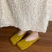 Velvet Slip-On Mules For Women - Square Toe Soft Sole Loafers, Casual Comfortable House Shoes For Spring & Fall_vogvips.com