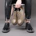 European Warm Series Autumn Winter Thin British Style Martin Low-top Work High-top Thick-soled Men's Leather Boots_vogvips.com