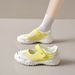 Inner Height Increase Velcro Forrest Gump Shoes Female Student Casual Shoes Hollow Breathable_vogvips.com