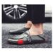 Men's Leather Casual Shoes With Flat Low Heel Lightweight Slip-on Soft Sole New Style Retro Fashion Suitable For_vogvips.com