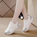 Plus Size Cross-Border Women's Sneakers 2025 Spring And Autumn New Casual Versatile Student Lightweight Shock-Absorbing_vogvips.com