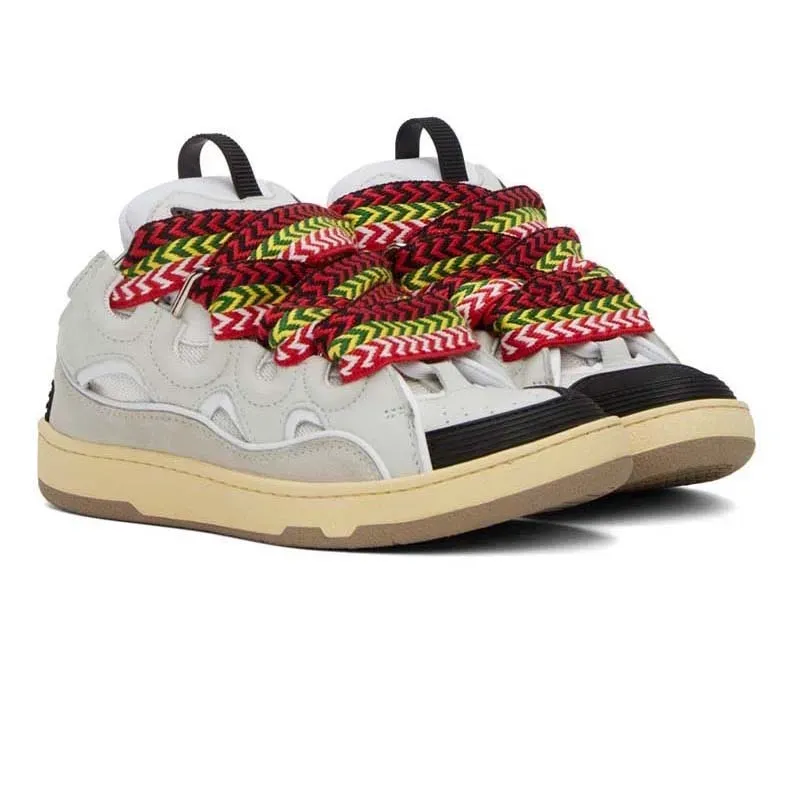 With Box Designer Curb Shoes Sneakers For Men Women Black Mens Womens Trainers Plate-forme Casual Chaussure Platform_vogvips.com