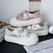 Summer Women's Velcro Comfortable Matsuke Casual Thick Sole New Versatile Female Student Little White Shoes_vogvips.com