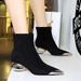 335-1 European And American Style Light Luxury Party Women's With Medium Hollowed-out Heel, Metal Pointed Iron Toe,_vogvips.com