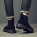 Martin Boots Men's High-top Korean Version Of Matte Leather Chelsea Boots Men's Breathable Mid-top Cigarette Boots_vogvips.com