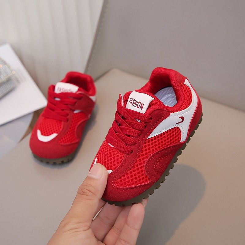 Girls' Spring And Autumn 2026 New Model Children's Running German Training Sneakers Baby Casual Lightweight Shoes For_vogvips.com