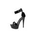 New Waterproof Platform Runway High Heels - Women's Criss-cross Strappy Sexy Sandals_vogvips.com