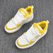 Thick Soled Korean Version 2025 Spring Leather New Board White Breathable, Trendy, Low Cut Casual Men's Shoes, Versatile_vogvips.com