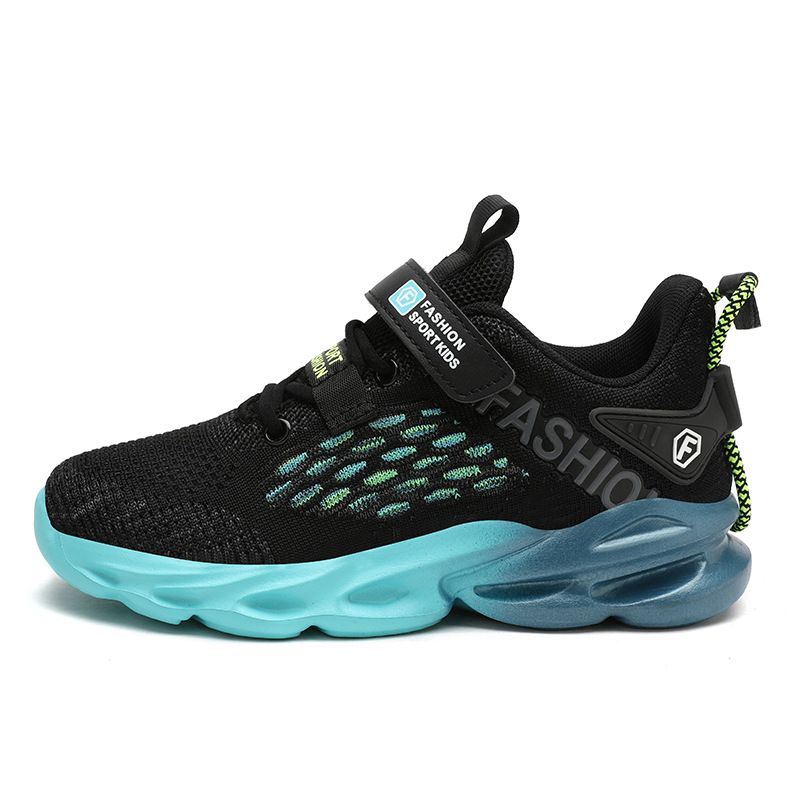 Boys' Sports Shoes Breathable Mesh Shoes Lightweight Soft Soled CUHK Children And Students Casual Running Shoes_vogvips.com