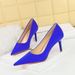 stiletto High Heel Shallow Mouth Pointed Toe Commuter High Heels Women's Shoes Single Shoes_vogvips.com