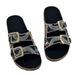 Women's Shoes Fashion Double Buckle Sequin Diamond Flat Slippers Large Size Outdoor Beach Cork Slippers_vogvips.com