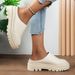 Women's plus Size Platform Slip on Sandals Wedge Heel Cross Border Style Autumn New 2025 Size 43 Comfortable Slip on Slippers for outside Occasions_vogvips.com