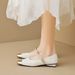 French Small Fragrant Temperament Single Shoes Women's Square Head Low Heel With Skirt Gentle Mary Jane Shoes_vogvips.com
