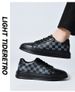 Men's Casual Board Shoes First Layer Cowhide Lace-up Sports Shoes Low-top Men's Shoes_vogvips.com