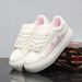 Women's Lightweight Soft Soled Sports Shoes White Retro Casual Sneakers Odor Resistant German Training New Style Spring 6102_vogvips.com