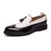 Unbeatable Quality New Blok Color Blocked Fringed Leather Shoes, Shiny Leather, Fashionable Set, Loafers, Hairstyles, Size 48 Men's Shoes_vogvips.com