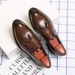 Casual Leather Seasons Shoes Large Fashion Trendy British Size 6 Loafers Xuheng Men's New Style Slip-On_vogvips.com