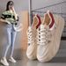 Mesh Breathable Mesh Shoes Women's Thin Hollow White Shoes Thick Sole Heightening Niche Versatile Student Board Shoes_vogvips.com