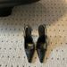 Nazha Small Gold Bar Heel Stunning Black Patent Leather Sexy High Heels 23 Runway Style Party Sandals For Women_vogvips.com