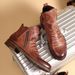 Men Comfortable Non Slip Lightweight Boots Double Side Zip_vogvips.com