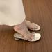2025 Summer New Pearl Transparent Open-Toe For Women, Paired With Skirts, French Gentle Style Women's Sandals_vogvips.com