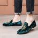 Suitable For All Seasons Trendy Brand High-End Breathable Odor-Free Men's Casual Driving Shoes Slip-On Loafers_vogvips.com