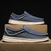 Casual shoes men's flat covered canvas shoes super light plus size slip-on shoes_vogvips.com