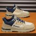 Men's Casual Sneakers With Waterproof & Slip-Resistant Sole, Breathable Round-Toe Shoes For Work And Daily Wear Labor Protection Trendy Shoes_vogvips.com