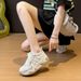Dad Shoes Female Student Sports Running Shoes Casual Shoes Platform Height Increase_vogvips.com