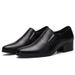 Suitable For All Seasons New 6CM Pointed Genuine Trendy Height Increasing Men's High Heels 8cm Leather Shoes_vogvips.com