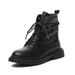 2020 Autumn Martin Boots For Women, British Style, Versatile Thin Motorcycle Black Breathable Short Boots, Available In_vogvips.com