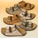 Couple's Genuine Leather Cork Beach Shoes Pure Original Cowhide Lazy Thick Soled Slippers_vogvips.com