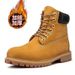 European Warm Series Martin British Style Workwear Couple Desert High-top Shoes Yellow Men's Short Boots_vogvips.com