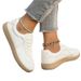 Foreign Trade 2025 Spring New Trendy Versatile Niche Casual Sneakers For Girls, Women's White Student Shoes_vogvips.com
