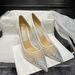 French Style Mesh Elegant Pointed Toe Shallow Mouth High Heels 2025 Early Spring New Thin Heel Wedding Bridesmaid S_vogvips.com