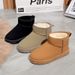 Fashion Casual Thick Soles With Velvet Warm Slip-on Students Cotton Shoes Woman_vogvips.com