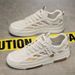 Breathable Mesh Sports Men's Shoes 2024 New Fashion Versatile White Shoes Men's Korean Version Student Sneakers Drop Shipping_vogvips.com