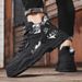 Men's High-Top Leather Work Boots – British Style Casual Hiking Boots With Anti-Slip Sole & Comfortable Fit_vogvips.com